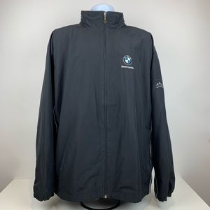 BMW Motorrad USA Men Hooded Windbreaker Size 2X